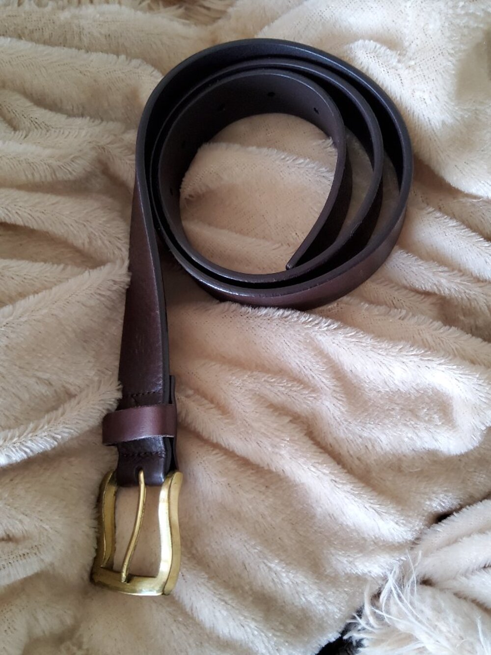 Liz Claiborne Brown leather belt size L
